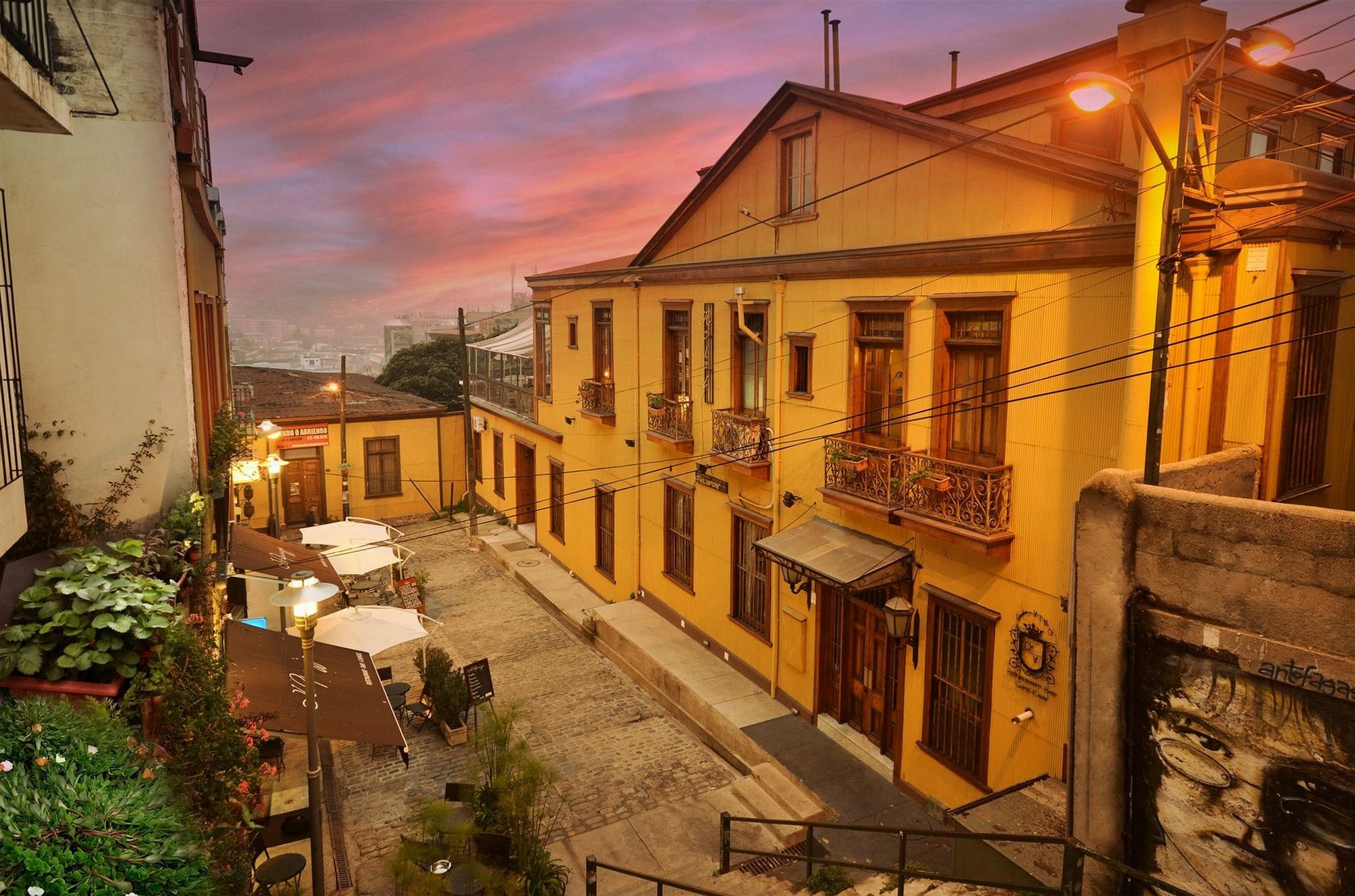 Gervasoni Hotel Boutique Valparaíso Exteriör bild